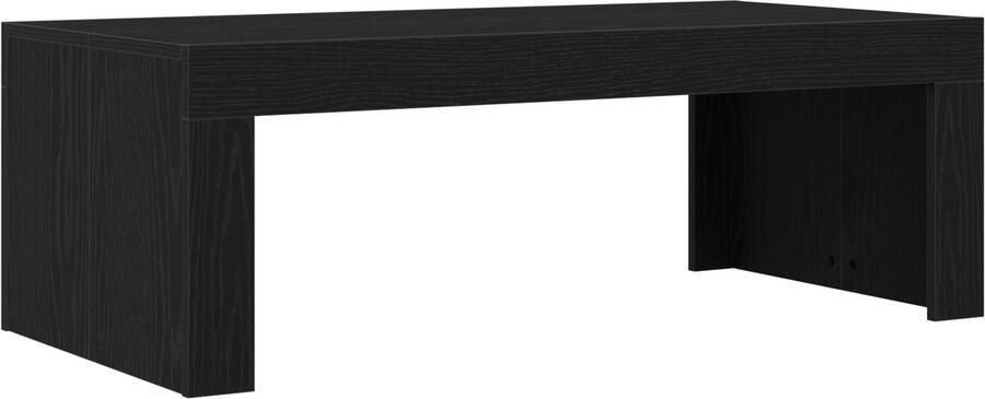 VidaXL Salontafel Zwarte Eiken Hout Medium Duurzaam Salontafel - Foto 3