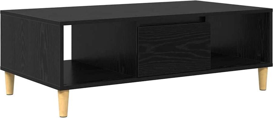 VidaXL met opslag met de deur Zwart eiken 103 5 x 60 x 35 cm Bewerkt hout