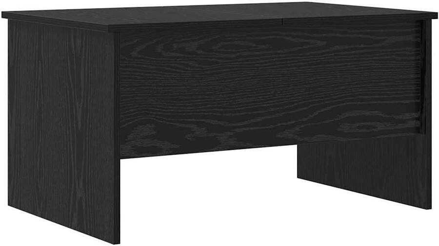 VidaXL Salontafel Zwart eiken 80 x 50 5 x 42 5 cm Bewerkt hout