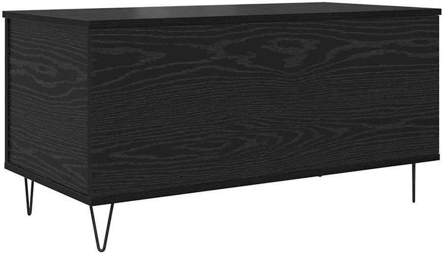 VidaXL Salontafel Zwart eiken 90 x 44 5 x 45 cm Bewerkt hout