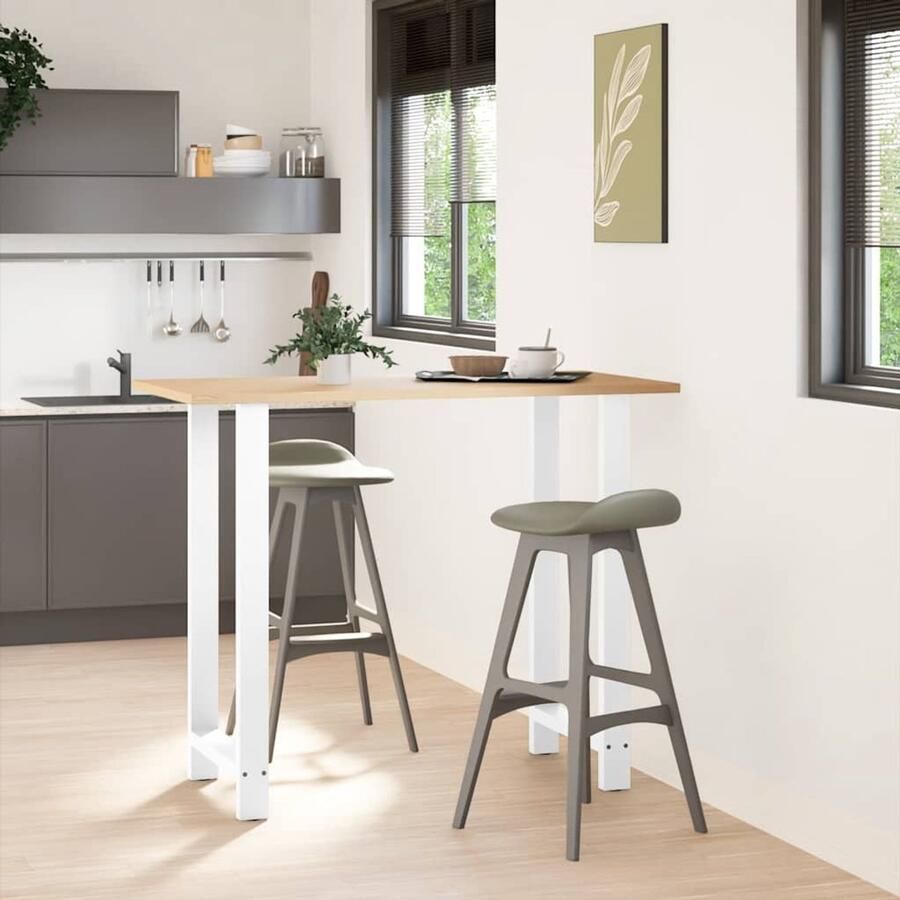 VidaXL Salontafelpoten Staal Wit Verstelbaar Salontafel Potten Salontafel Poten Wit Tafelpoten Modern Staal Tafelpoten Online Kopen