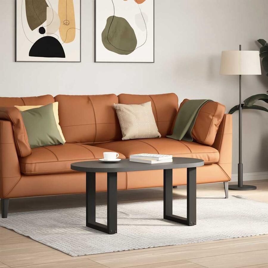 VidaXL Salontafelpoten U-vormig Staal Zwart Salontafel Potten Salontafel Poten Zwart Tafelpoten Industrieel Tafeltje Poten Metalen Tafelpoten - Foto 2