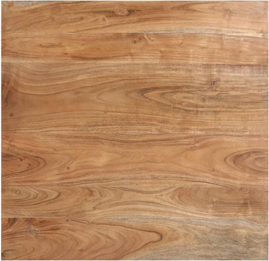 VidaXL Salontafelset Massief Acaciahout 2-delig Salontafel Industriele Meubelen Acacia Hout Salontafeltjes Bijzettafel Livingroom Furniture Coffee Table - Foto 2