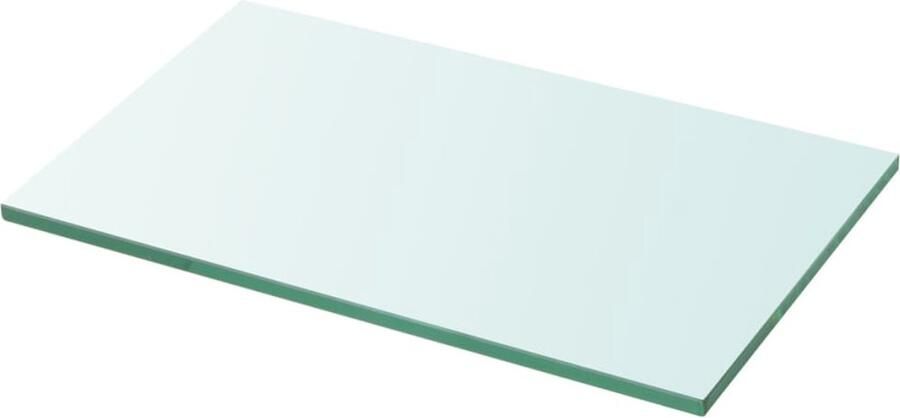VidaXL Schappen 2 stuks 30x12 cm Transparant glas Glazen Schap Wandplank Vitrinekast Display Transparant Glas