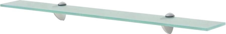 VidaXL Schappen zwevend 2 st 70x20 cm 8 mm glas Zwevende Plank Zwevende Planken Wandplank Wandplanken