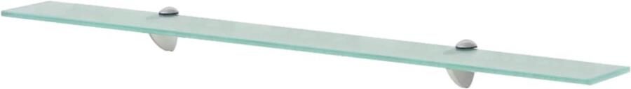 VidaXL Schappen zwevend 2 st 90x20 cm 8 mm glas Zwevende Plank Zwevende Planken Wandplank Wandplanken