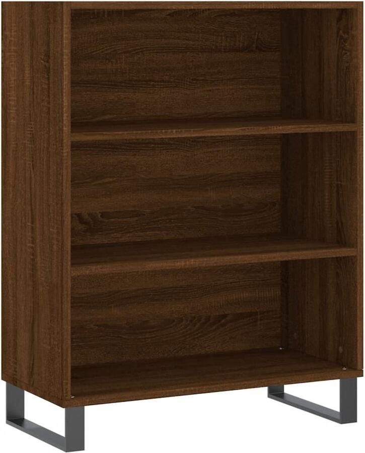 VidaXL -Schappenkast-69 5x32 5x90-cm-bewerkt-hout-bruineikenkleurig - Foto 2