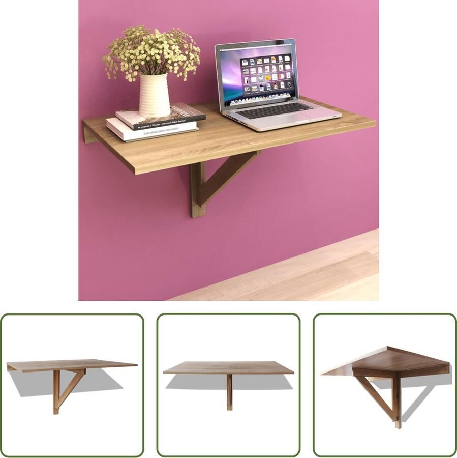 The Living Store Schoenenkast Eiken 80 x 24 x 45 cm Opbergruimte voor 5-6 paar schoenen Schoenendroogstandaard Schoenendoos Schoenenkasten Houten Kasten Meubilair - Foto 2