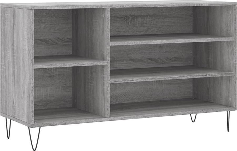 VidaXL -Schoenenkast-102x36x60-cm-bewerkt-hout-sonoma-grijs