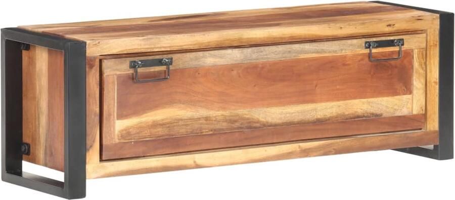 VidaXL Schoenenkast 120x35x40 cm Massief Hout Houten Schoenenkast Schoenen Organisatie Schoenen Kast Massief Hout Meubels Vintage Stijl