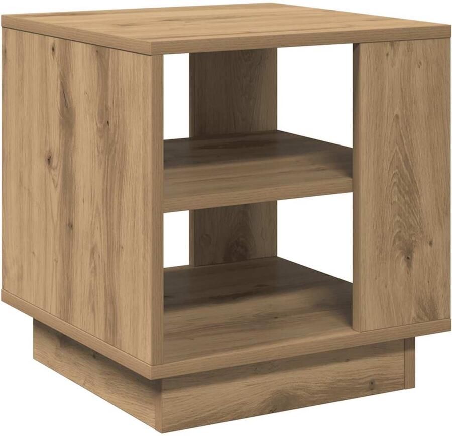 VidaXL Schoenenkast 28x27x102 cm bewerkt hout artisanaal eikenkleurig