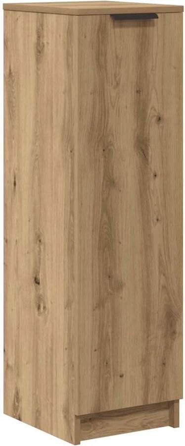 VidaXL Schoenenkast 29 5x35x100 5 cm bewerkt hout artisanaal eiken
