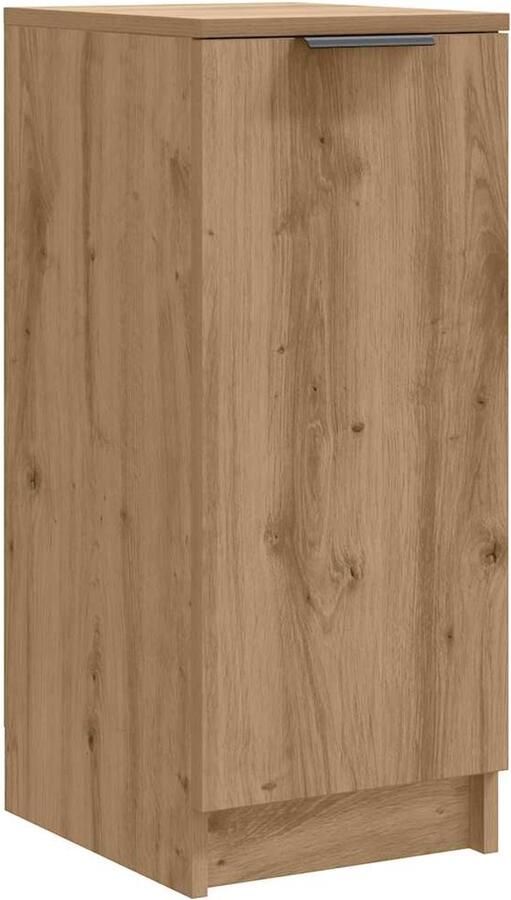 VidaXL Schoenenkast 29 5x35x70 cm bewerkt hout artisanaal eikenkleur