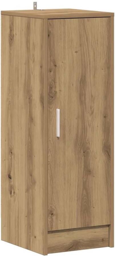 VidaXL Schoenenkast 32x35x92 cm bewerkt hout artisanaal eikenkleur