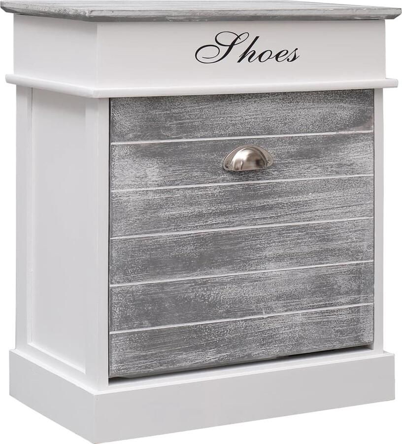 VidaXL -Schoenenkast-50x28x58-cm-paulowniahout-bruin