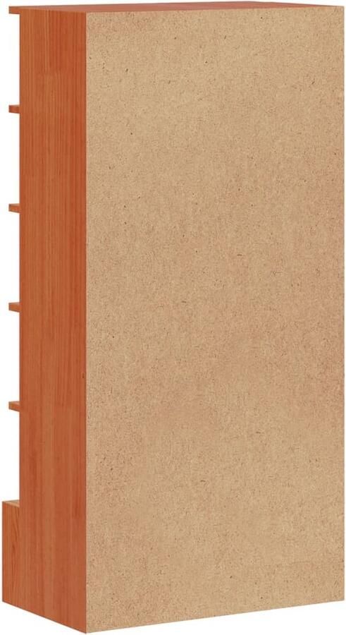 VidaXL Schoenenkast 52x30x104 cm massief grenenhout wasbruin - Foto 2