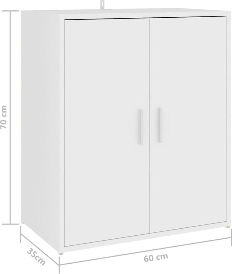 VidaXL -Schoenenkast-60x35x70-cm-bewerkt-hout-sonoma-eikenkleurig - Foto 3