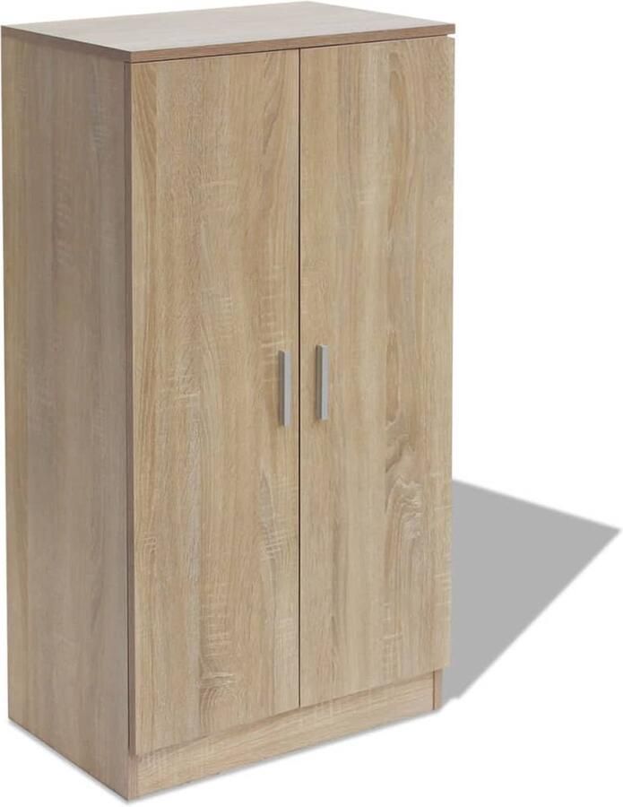 VidaXL Wandtafel inklapbaar 100x60 cm eikenkleurig - Foto 2