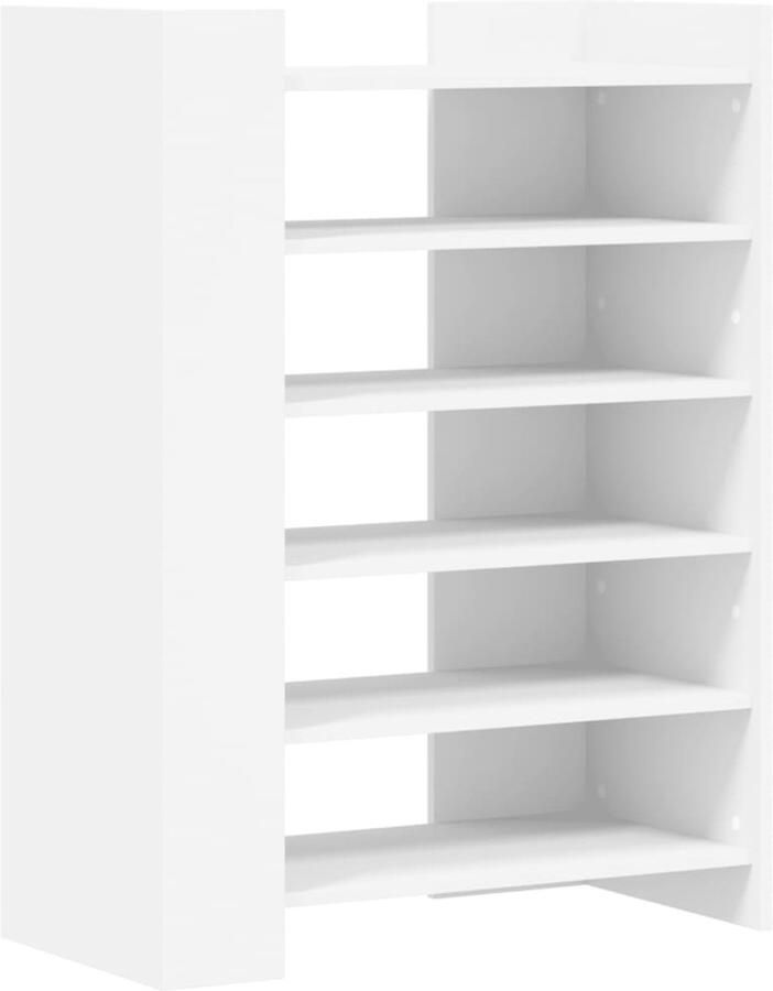 VidaXL Schoenenkast 74 5x37 5x100 cm bewerkt hout wit