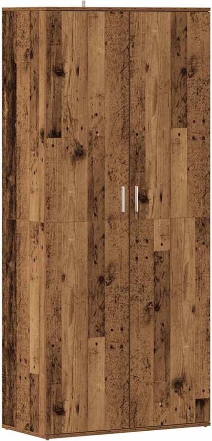 VidaXL Schoenenkast 80x39x178 cm Bewerkt hout