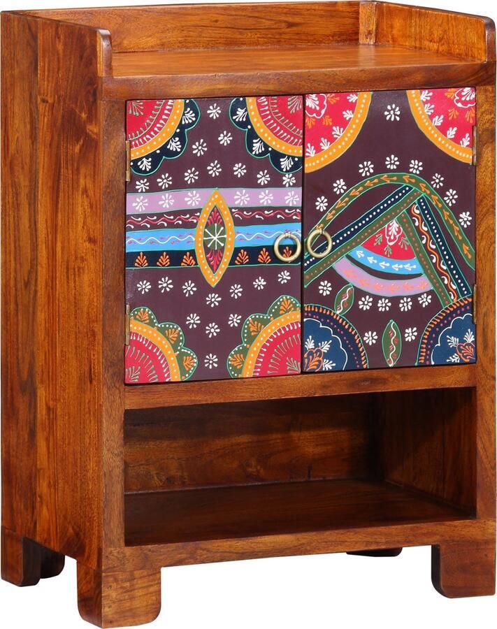 VidaXL Schoenenkast Bruin 55 x 35 x 75 cm Massief acaciahout