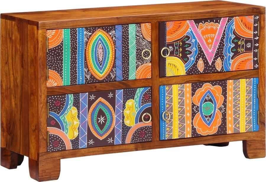 VidaXL Schoenenkast Bruin 90 x 35 x 55 cm Massief acaciahout