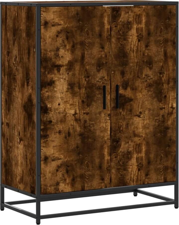 VidaXL Schoenenkast Gerookt Eiken 75x38x97 5 cm