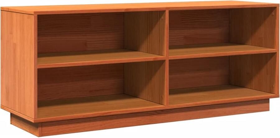 VidaXL Schoenenkast Grenenhout 110x34x45 cm Schoenenkast Schoenenkasten Schoenenopberger Schoenenrek