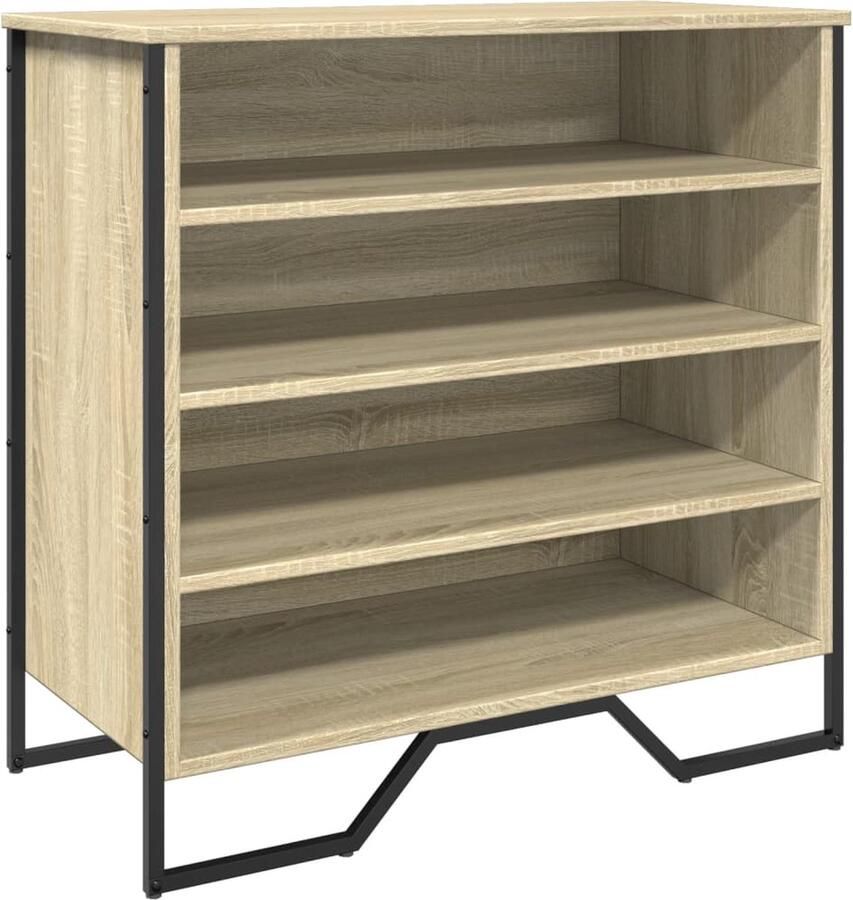 VidaXL Schoenenkast Sonoma Eiken 80x38x78 cm