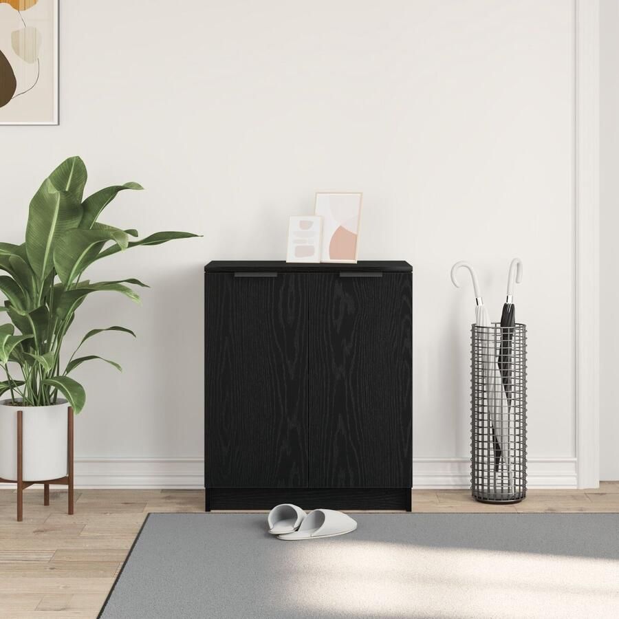 VidaXL Schoenenkast met plank met opslag 59 x 35 x 70 cm Bewerkt hout