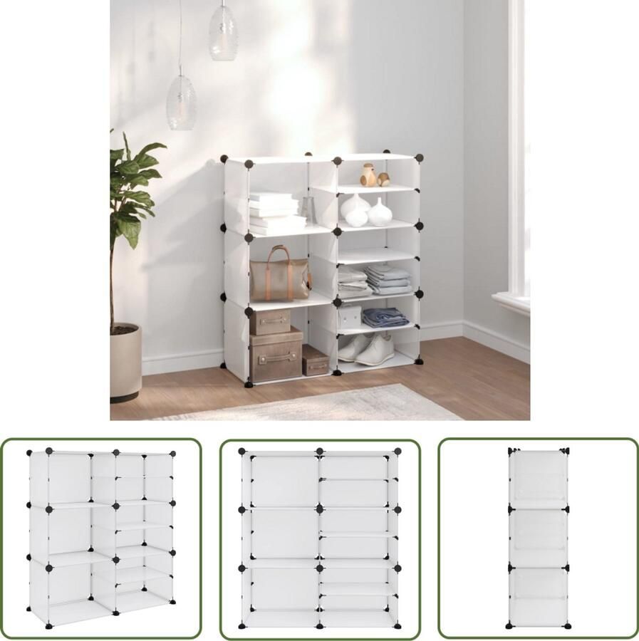 VidaXL Schoenenrek 84x31 5x93 cm transparant Schoenenrek Schoenuitlegger Schoenen Organisatie Transparant Schoenenrek Plastic Schoenenrek Staalschoenenrek Compact Schoenenrek Multifunctionele Kast