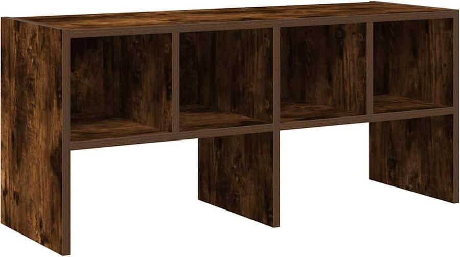 VidaXL Stapelbaar Schoenenrek 89 5x30x40 cm Eiken Schoenenrek Schoenrekken Schoen Opbergrek Schoenorganisator