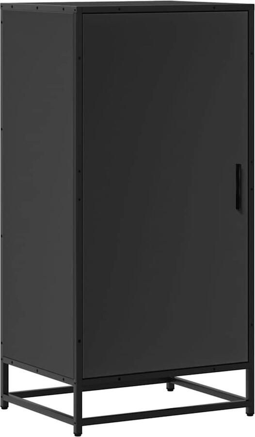 VidaXL Schoenenrek Zwart Hout & Metaal 60kg