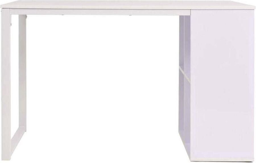 VidaXL Schrijftafel 120x60x75 cm Wit Schrijftafel Bureaus Werkblad Houten Bureau Witte Meubelen Home Office Studietafel Laptopstandaard Ergonomische Bureaus - Foto 3