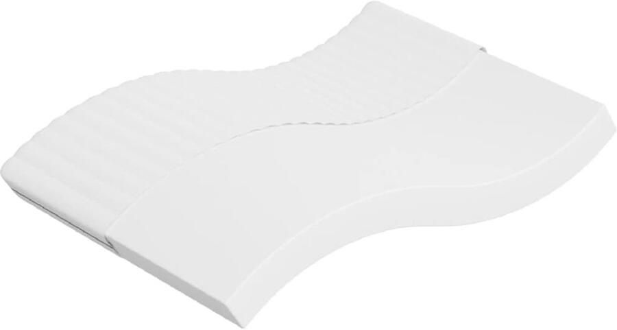 The Living Store Schuimmatras middelzacht 140x190 cm Schuimmatras Schuimmatrassen Tweepersoonsmatras Foam Matras - Foto 2