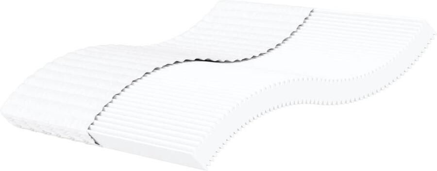 VidaXL Schuimmatras 200x200 cm Wit H2 H3 Hardheid Schuimmatras Matras Kopen Zweethoudend Matras Topper Boxspring Dubbel Matras King Size Matras Orthopedisch Matras Ergonomische Matras - Foto 2
