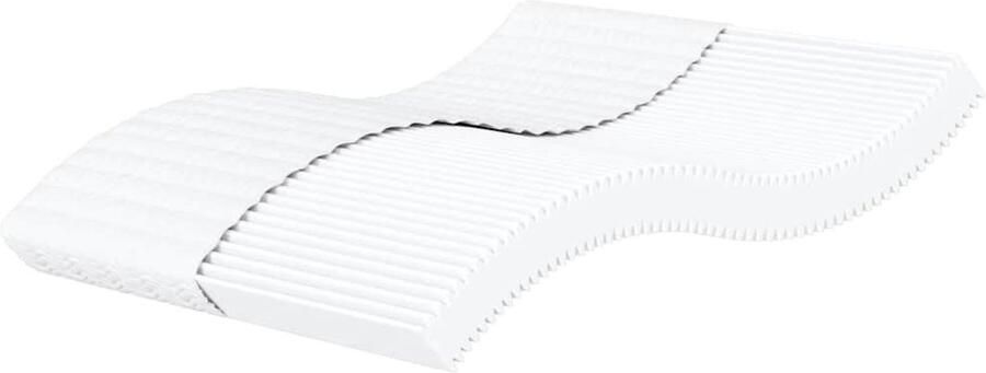 VidaXL Schuimmatras H2 & H3 200x210 cm Wit Schuimmatras Schuimmatrassen Matras Bedmatras