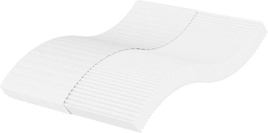 VidaXL Schuimmatras H2 H3 120x200 cm Wit Schuimmatras Matras Topper Nacht Rust Ademend Matras Zacht Matras Medium Hard Matras Stevig Matras Dubbelzijdige Matras 120x200 Cm Wit - Foto 2