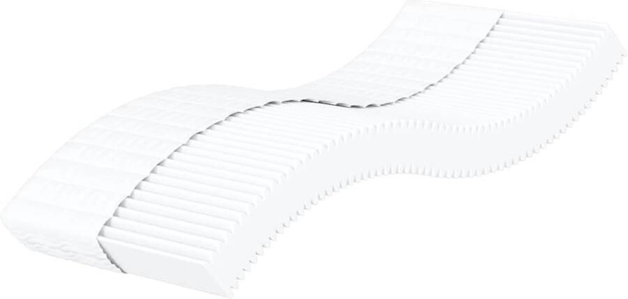 VidaXL Schuimmatras H2 H3 80x210 cm Wit Schuimmatras Schuimmatrassen Matras Bedmatras