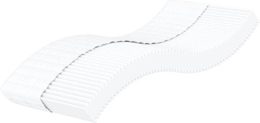 VidaXL Schuimmatras Hardheid H2 H3 90x190 cm Schuimmatras Matras Beddengoed Één Persoonsmatras Tweepersoonsmatras Zachte Matras Harde Matras Ademend Matras Anti Allergisch Matras