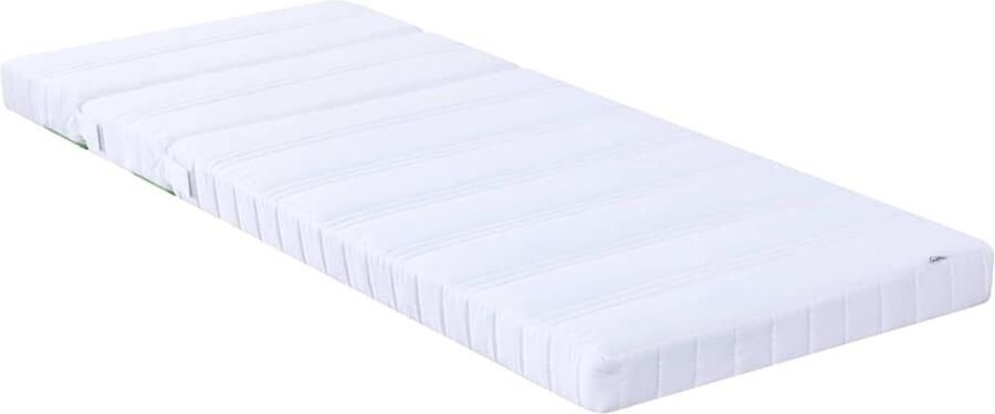 VidaXL Schuimmatras Wit 80 x 200 cm Stof