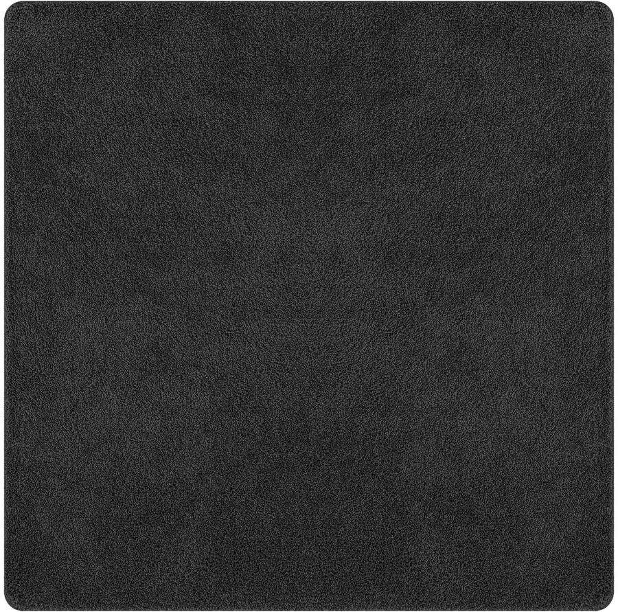 VidaXL Vloerkleed Donkergrijs Polypropeen 120 x 120 cm Vloerkleed Rond