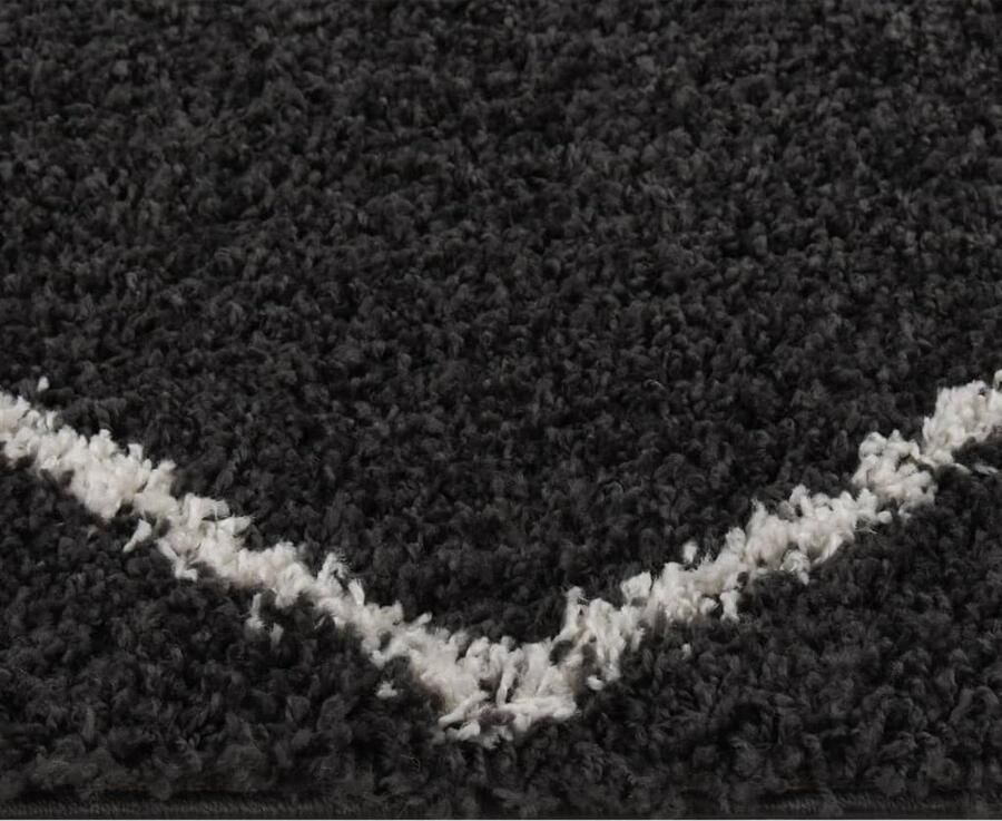 VidaXL Shaggy Vloerkleed Hoogpolig 80x150cm Vloerkleed Shag Carpet Polypropyleen Vloerkleed Beige Vloerkleed Grijs Vloerkleed Antistaatig Vloerkleed Living Room Rug Bedroom Rug