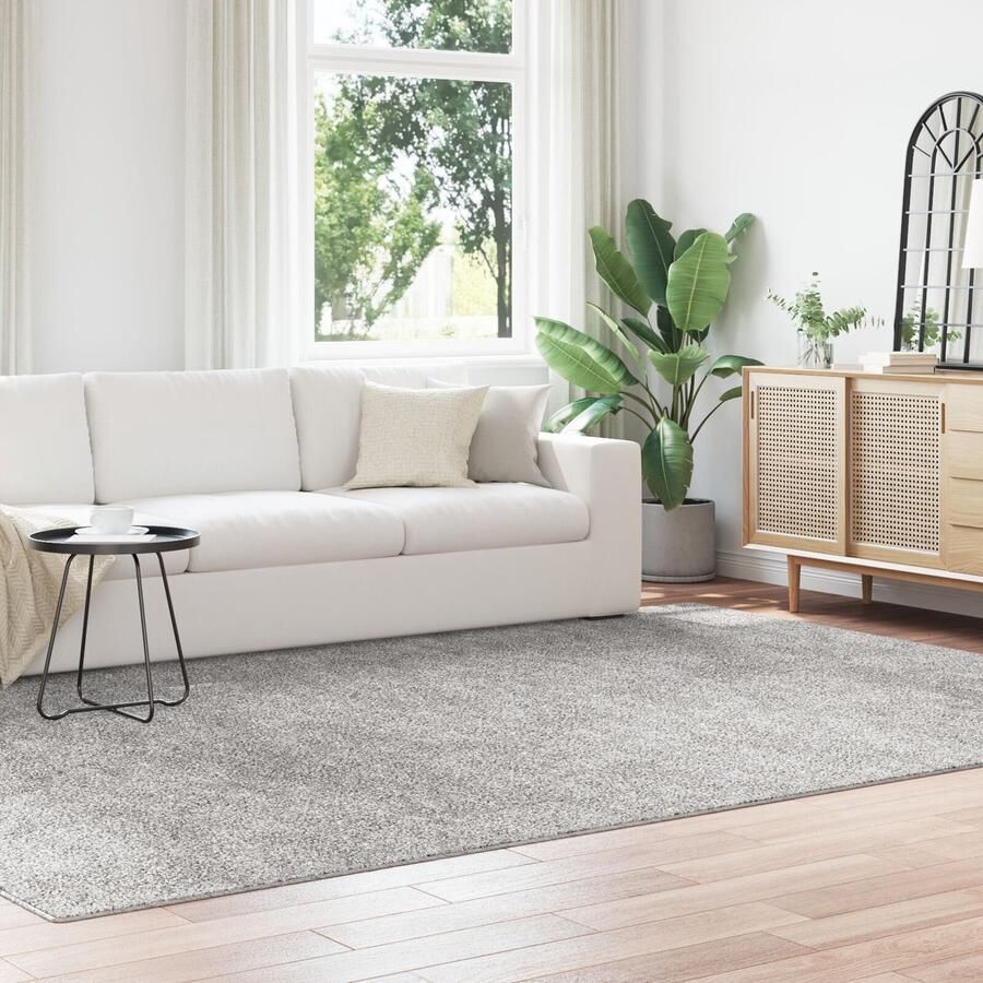 VidaXL Shaggy Vloerkleed met Latex Onderlaag Grijs 240x340 cm - Foto 2