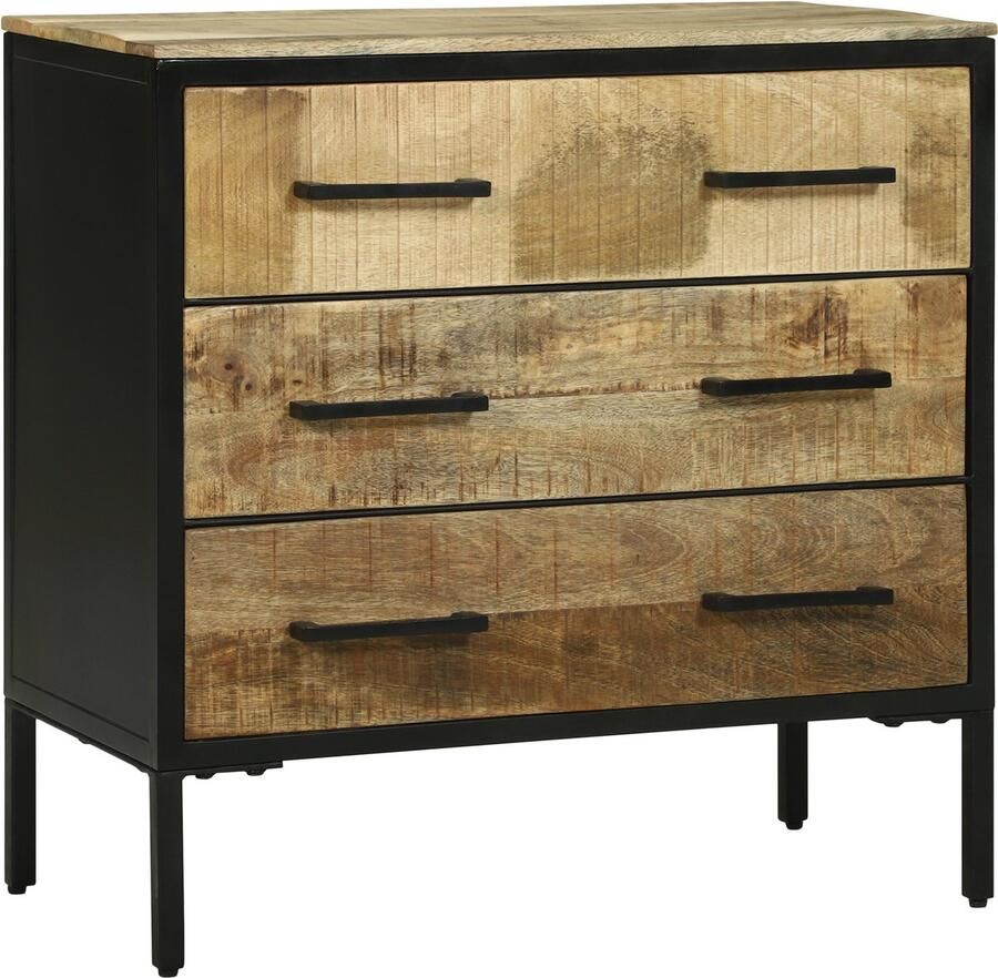 VidaXL Sideboard Bruin 70 x 35 x 70 cm Massief mangohout