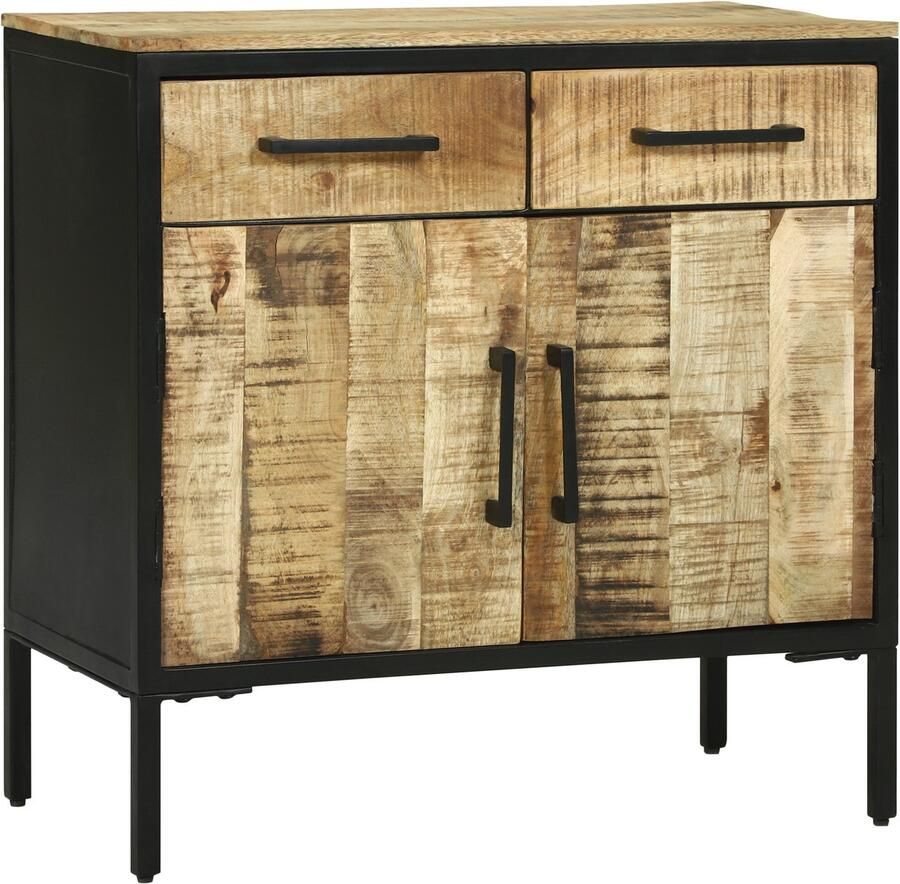 VidaXL Sideboard Bruin 70 x 35 x 70 cm Massief mangohout