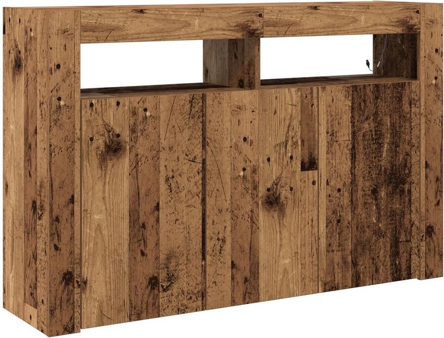 VidaXL Sideboard Oude hout Engineered wood 116 x 30 x 75 cm Sideboard - Foto 2