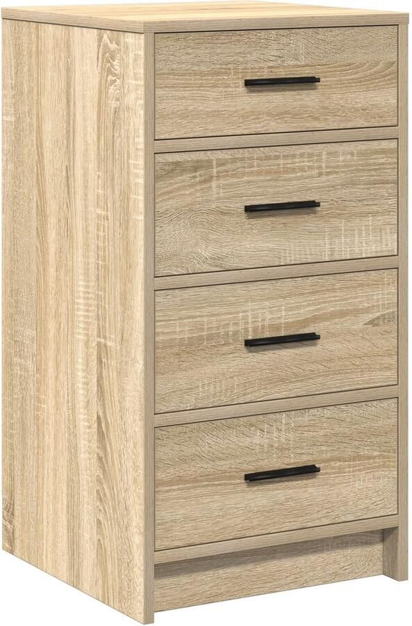 VidaXL Sonoma eiken Bewerkt hout Medium Modern Dressoir Rechthoekig - Foto 2