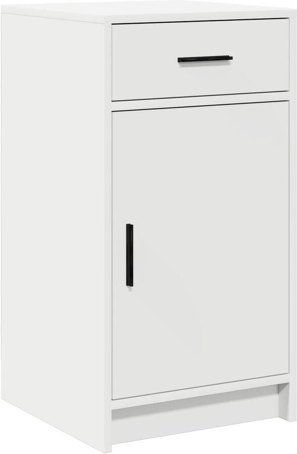 VidaXL Buffet Sideboard Wit Ingenieurhout 40 x 41 x 75 cm Buffet - Foto 2