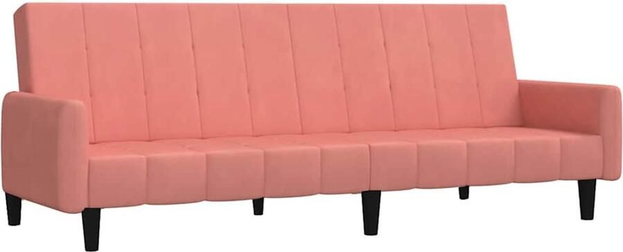 VidaXL -Slaapbank-2-zits-fluweel-roze - Foto 9